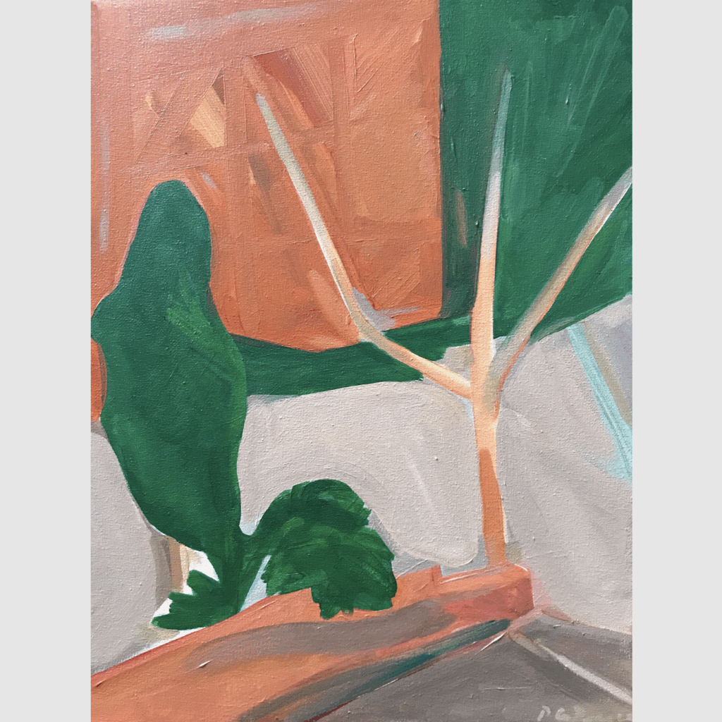 Apartment and Carpark Original Painting